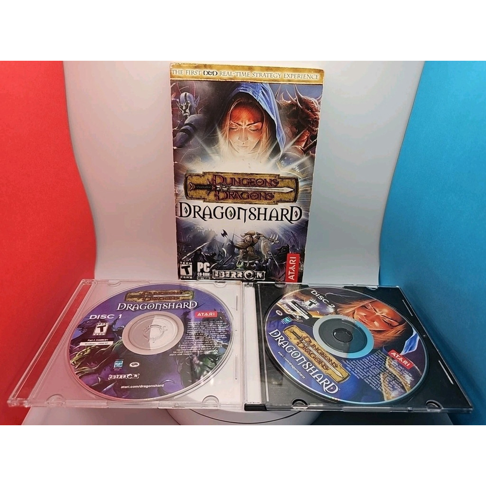Dungeons & Dragons: Dragonshard (PC, 2005) Manual & Discs Only